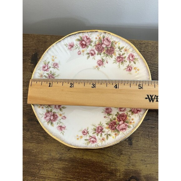 Vtg Rosina Queens Fine Bone China Tea Cup And Saucer Queens Roses Cottagecore - Picture 13 of 16